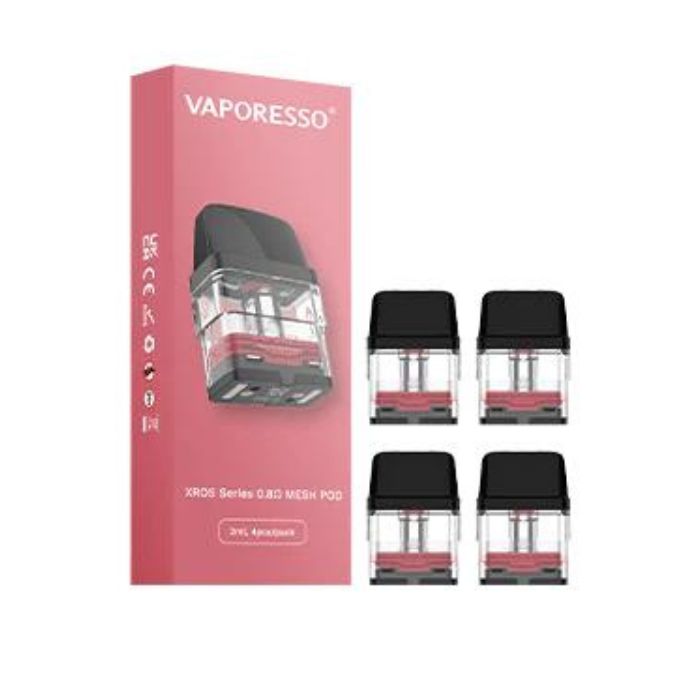 Vaporesso Replacement Xros Pods - New 4 PACK