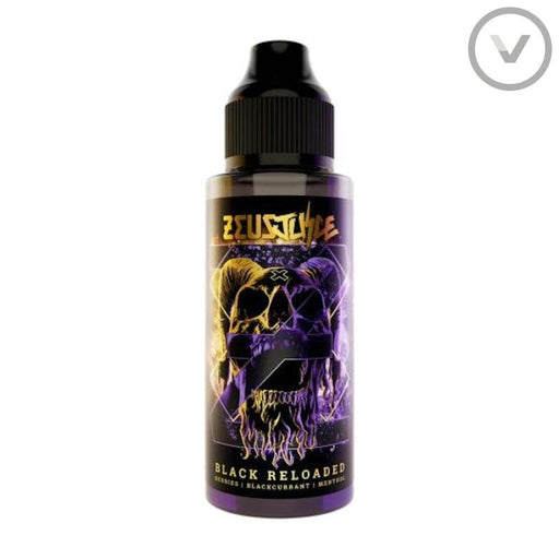 Zeus Juice - Black Reloaded 100ml Short Fill - Vape Direct
